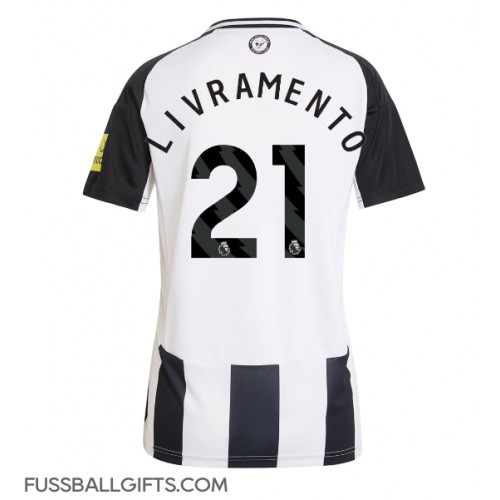 Newcastle United Tino Livramento #21 Fußballbekleidung Heimtrikot Damen 2024-25 Kurzarm